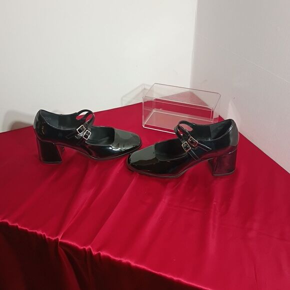 Dream Pairs Shiny Black Mary Jane Heels - Picture 6 of 8